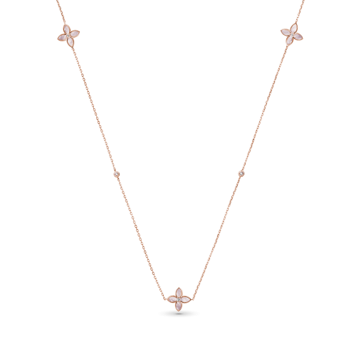 Колье из серебра с фианитом Lace
