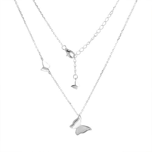 Колье из серебра Butterflies