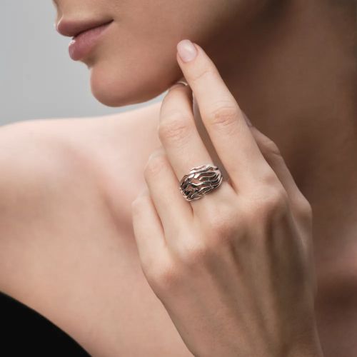 Кольцо из серебра Just silver