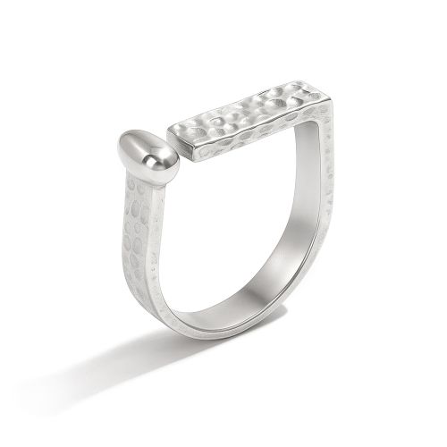 Кольцо тонкое из серебра