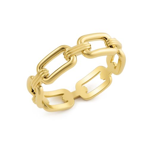 Кольцо тонкое из серебра с позолотой