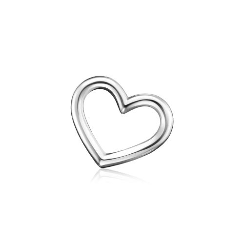 Подвеска Heart  из серебра на серьги, цепь, браслет в форме сердца