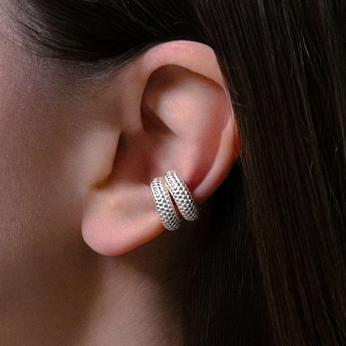 Кафф из серебра Get Naked Silver
