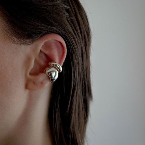 Кафф из серебра Get up Silver