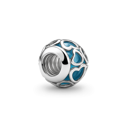 Шарм «Сердца на голубом шаре»