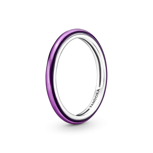 Наборное кольцо Pandora ME Shocking Purple