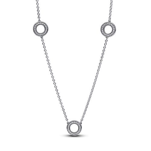 Колье на цепочке Pavé Circles