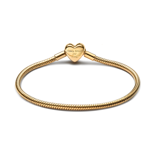 Браслет-змейка Moments с застежкой в виде сердца-бесконечности