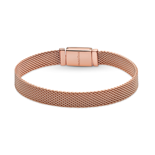 Браслет Reflexions в Pandora Rose с длинным замком паве
