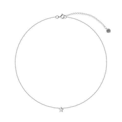 Колье с подвеской-шармом из серебра Estrella